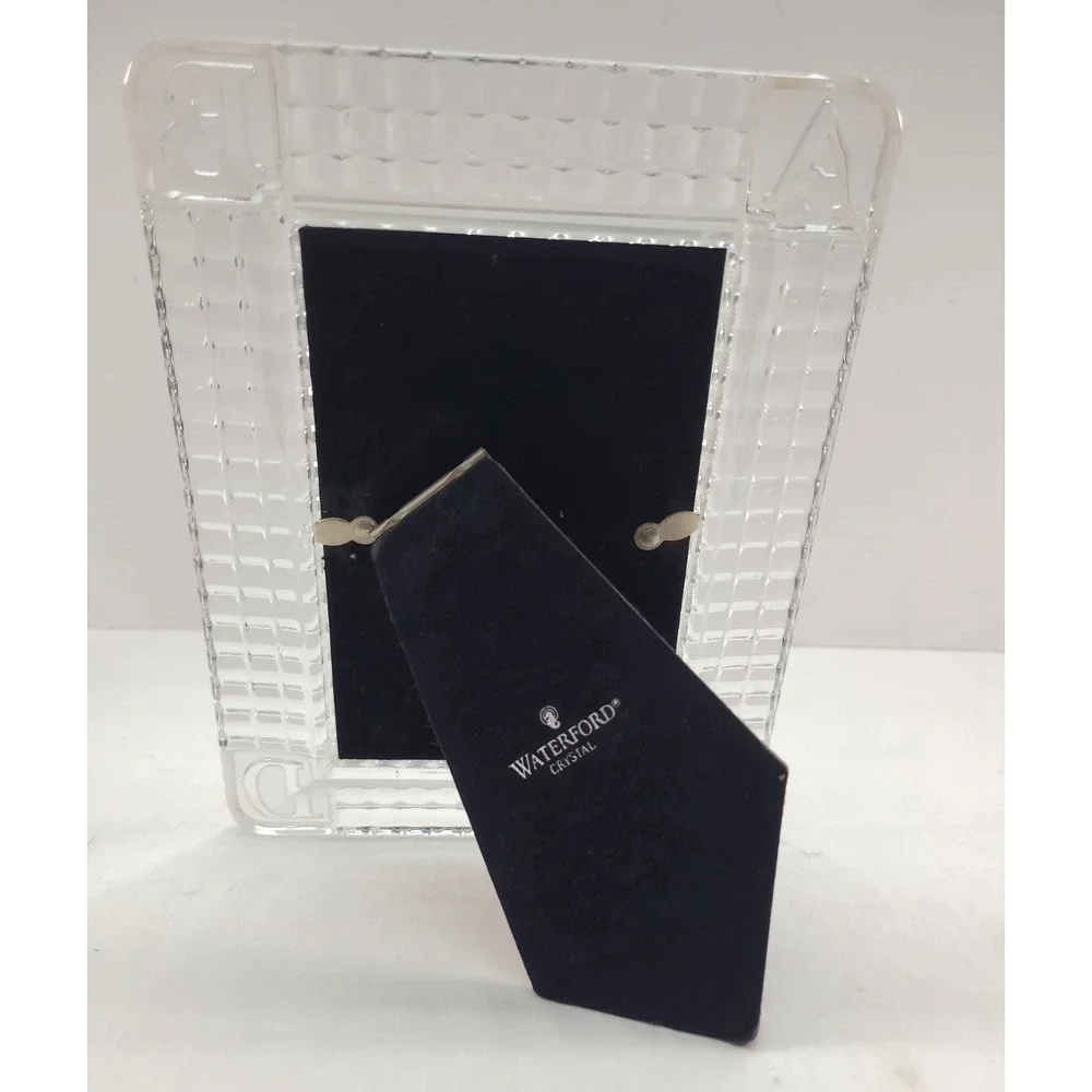Waterford Crystal ABCD Alphabet Baby Picture Frame for 4x6 Photos Vintage